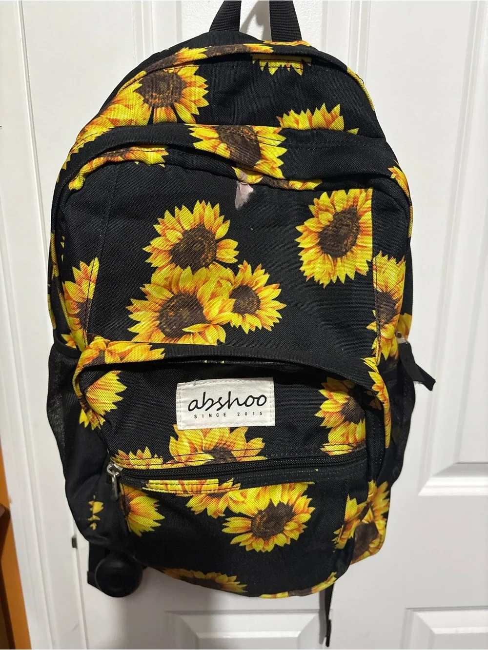 Abshoo Kids Sunflower Backpack and Matching Top - Black & Yellow